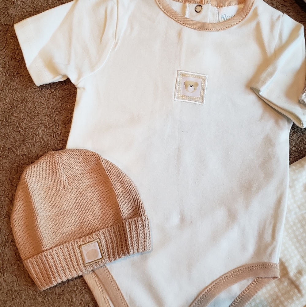 Nannette 4-Pc Baby Boy's Teddy Bear Pant Set - Picture 2 of 2
